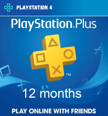 Playstation Plus 12 months [PS PLUS]  (PS4) 