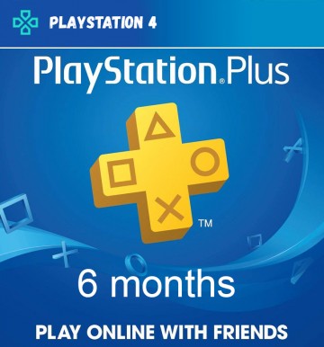 Playstation Plus 6 months [PS PLUS]  (PS4) 